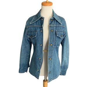 Rare Vintage 70’s H.A.S.H Hash Jeans- Jean Jacket Small/Medium